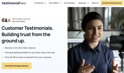 Customer Testimonials Hero